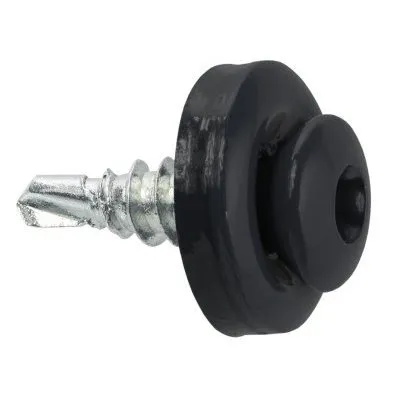 Fixation des lames ALUMINIUM - avec joint EPDM - tête colorée - Réf. WSBP-T-48019-7016_10