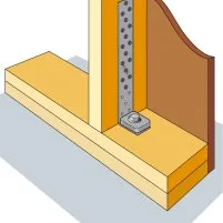 Config. 3 : pose intérieur du mur