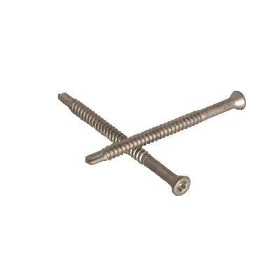 Vis pour lambourdes/solives métalliques - coloris Inox. - Réf. 39041INOX-350