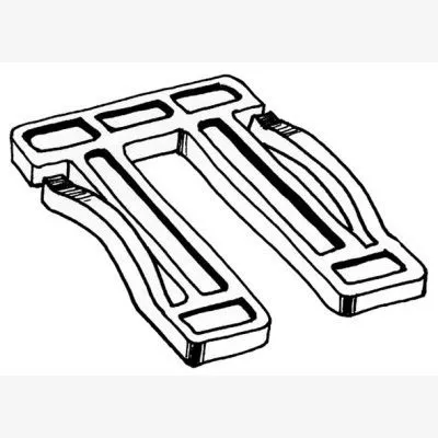 Boîte de 1000 cales autobloquantes de 3 mm - Réf. CRE7433