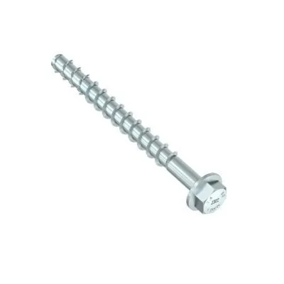 Vis HECO MULTI-MONTI-PLUS SS - tête hexagonale avec embase - zingué blanc - D16 x L140 - Réf. 48419