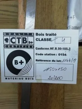 Indication chez le fournisseur