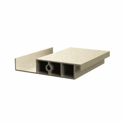 Échantillon lame aluminium (BEIGE SABLE YAZD) - Réf. SND-ECH-yazd-27mm