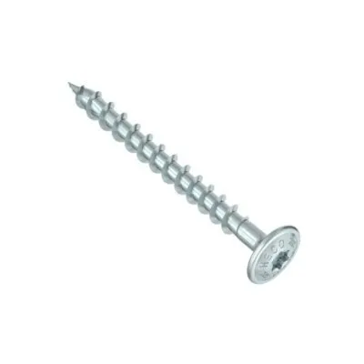 HECO-TOPIX-plus, vis à plateau, T-Drive, filet total variable, zingué blanc, A3K - Réf. 61963