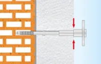 La collerette de coupe atteint le niveau de l’isolation