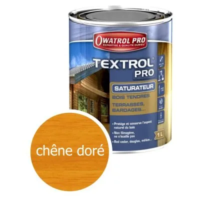 La référence : TEXTROL PRO : protéger les terrasses et bardages - bois tendre - Réf. 1133