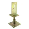 Pieds de poteau en âme avec platine - Réf. PPSR320