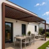 Lame XL aluminium 29mm, longueur 2m, RAL8011 structuré OXYDE DE MARS - Réf. SND-L-A-27-200-8011