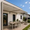 Lame XL aluminium 29mm, longueur 2m, YAZD structuré BEIGE SABLE - Réf. SND-L-A-27-200-YAZD