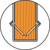 Pointe crantée 4,0x50mm - blister de 100 pcs - Réf. CNA4.0X50/100-R