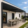 Lame XL aluminium 29mm, longueur 2m, RAL9005 structuré NOIR MAT - Réf. SND-L-A-27-200-9005