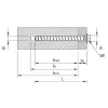 Vis HECO MULTI-MONTI-PLUS SS - tête hexagonale avec embase - zingué blanc - D12 x L140 - Réf. 48415