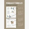 Verso du grand guide de construction des pergolas et tonnelles