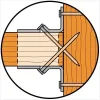 Pointe crantée 4,0x50mm - blister de 100 pcs - Réf. CNA4.0X50/100-R